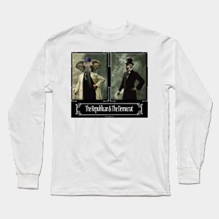 The Republican & The Democrat Long Sleeve T-Shirt